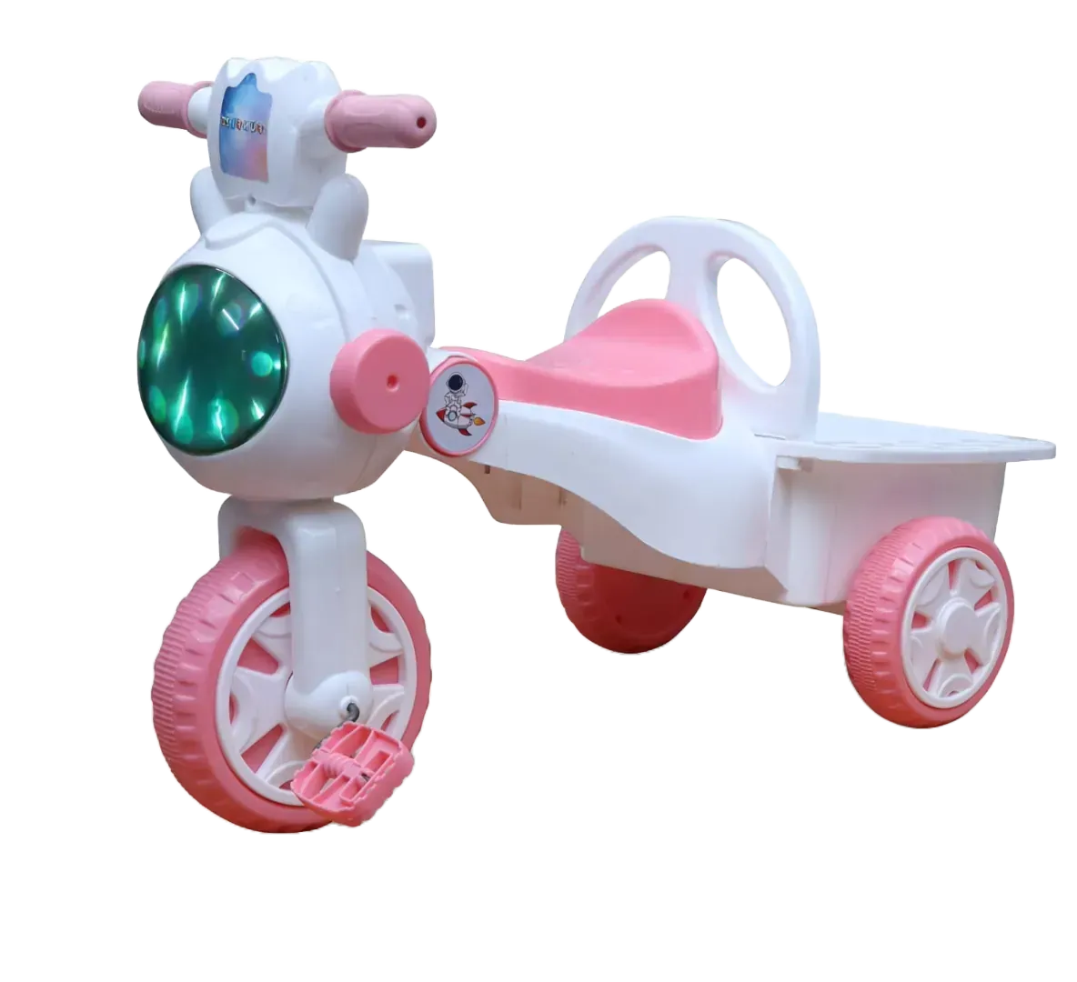 Robot Tricycle - Funfizz Toys tricycle in Light Pink
